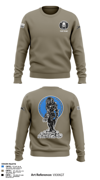 Crew Neck Sweatshirt, 3rd Platoon, Army, Teamtime, Team time, sublimation, custom sports apparel, team uniforms, spirit wear, spiritwear, sports uniforms, custom shirts, team store, custom team store, fundraiser sports, apparel fundraiser