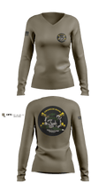 Charlie rock 6048997 Women's Long Sleeve V-neck Shirt - 3