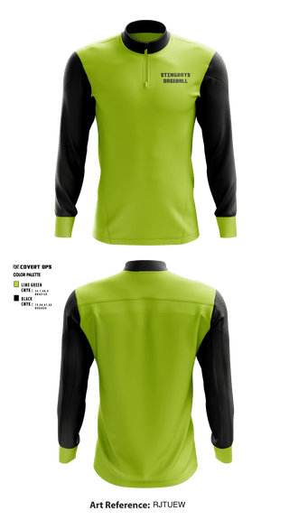 Quarter Zip Jacket, STINGRAYS, Baseball, Teamtime, Team time, sublimation, custom sports apparel, team uniforms, spirit wear, spiritwear, sports uniforms, custom shirts, team store, custom team store, fundraiser sports, apparel fundraiser