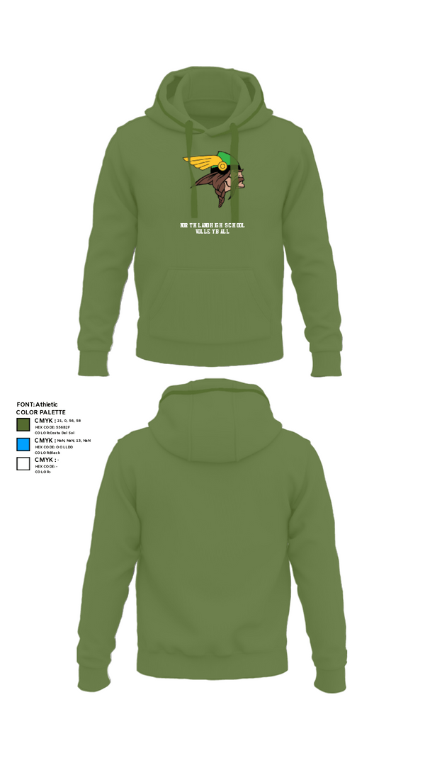 Hoodie, Northland High School Volleyball, Women's Volleyball, Teamtime, Team time, sublimation, custom sports apparel, team uniforms, spirit wear, spiritwear, sports uniforms, custom shirts, team store, custom team store, fundraiser sports, apparel fundraiser