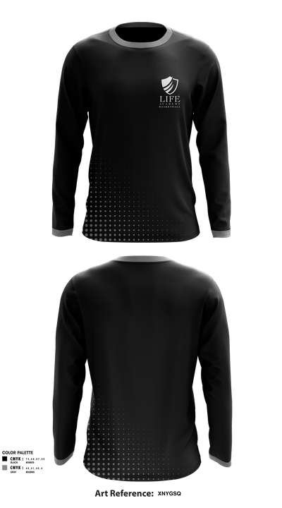 Life Academy Royals 91505930 Long Sleeve Performance Shirt - 1