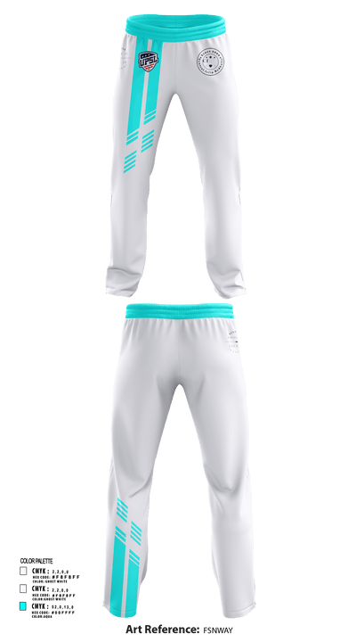 Central Islip Redbulls 71812995 Sweatpants - 1
