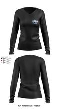 Texas Titans Youth Football 17189264 Women's Long Sleeve V-neck Shirt - 9