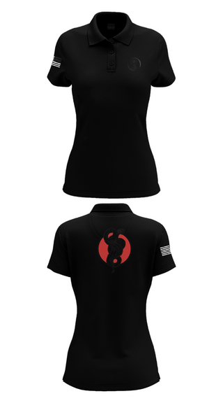 Women's Short Sleeve Performance Polo, Red WarriorsCobras, Army, Teamtime, Team time, sublimation, custom sports apparel, team uniforms, spirit wear, spiritwear, sports uniforms, custom shirts, team store, custom team store, fundraiser sports, apparel fundraiser