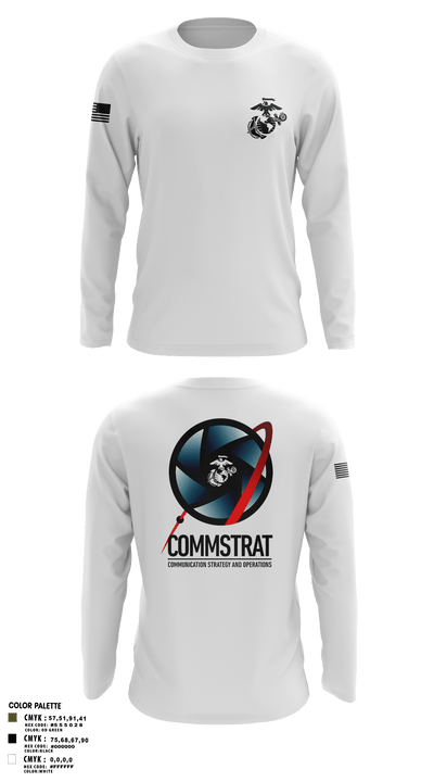 MCRDPI COMMSTRAT 84265949 Long Sleeve Performance Shirt - 5