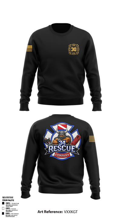 Ripley vol. fire dept 96046558 Crew Neck Sweatshirt - 7