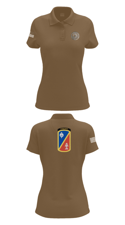 1st Det. Royal Lao Airborne 88518562 Women's Short Sleeve Performance Polo  - 15