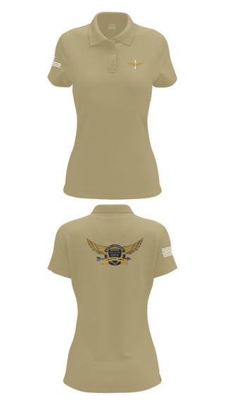 Women's Short Sleeve Performance Polo, Investigator, Army, Teamtime, Team time, sublimation, custom sports apparel, team uniforms, spirit wear, spiritwear, sports uniforms, custom shirts, team store, custom team store, fundraiser sports, apparel fundraiser
