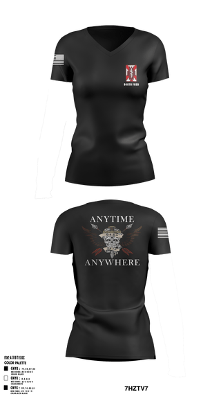 Women's Short Sleeve Vneck Shirt, 946th FRSD, Army, Teamtime, Team time, sublimation, custom sports apparel, team uniforms, spirit wear, spiritwear, sports uniforms, custom shirts, team store, custom team store, fundraiser sports, apparel fundraiser