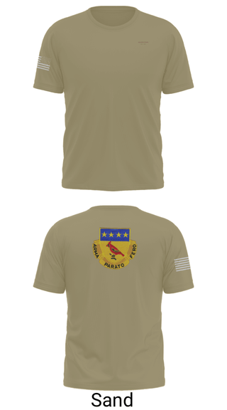 Short Sleeve Performance Shirt, Alpha BTRY 2/138th FA, National Guard, Teamtime, Team time, sublimation, custom sports apparel, team uniforms, spirit wear, spiritwear, sports uniforms, custom shirts, team store, custom team store, fundraiser sports, apparel fundraiser