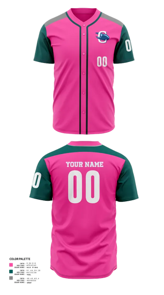 Full Button Baseball Jersey, Charlotte Stonecrabs, Baseball, Teamtime, Team time, sublimation, custom sports apparel, team uniforms, spirit wear, spiritwear, sports uniforms, custom shirts, team store, custom team store, fundraiser sports, apparel fundraiser