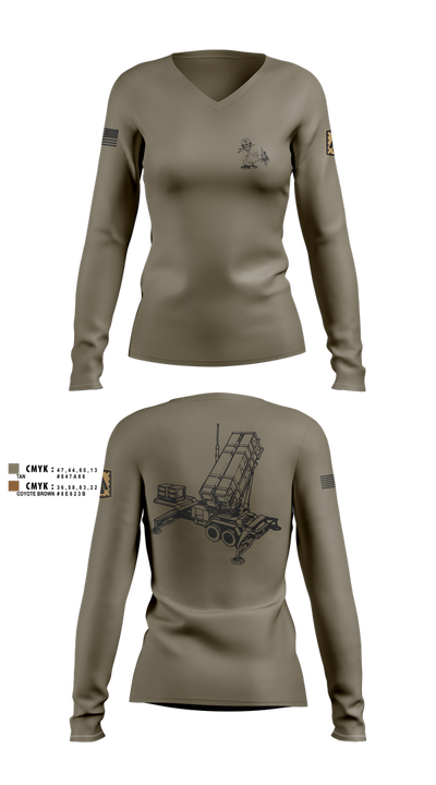 Buckaroos 96779128 Women's Long Sleeve V-neck Shirt - 2