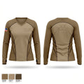 385 Field Hospital 83665717 Women's Long Sleeve V-neck Shirt - 1