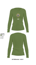 Dapo 61532037 Women's Long Sleeve V-neck Shirt - 40