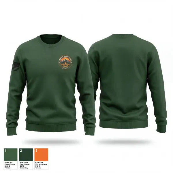 Crew Neck Sweatshirt, Timberline Fire Suppression, Fire Department, Teamtime, Team time, sublimation, custom sports apparel, team uniforms, spirit wear, spiritwear, sports uniforms, custom shirts, team store, custom team store, fundraiser sports, apparel fundraiser
