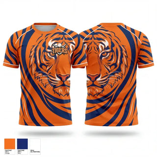 Short Sleeve Performance Shirt, Malone Tigers, Baseball, Teamtime, Team time, sublimation, custom sports apparel, team uniforms, spirit wear, spiritwear, sports uniforms, custom shirts, team store, custom team store, fundraiser sports, apparel fundraiser