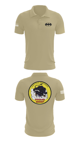 Short Sleeve Performance Polo, 185th CES, Navy, Teamtime, Team time, sublimation, custom sports apparel, team uniforms, spirit wear, spiritwear, sports uniforms, custom shirts, team store, custom team store, fundraiser sports, apparel fundraiser
