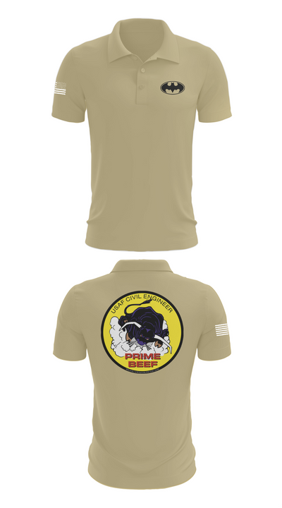 185th CES 20489835 Short Sleeve Performance Polo - 83