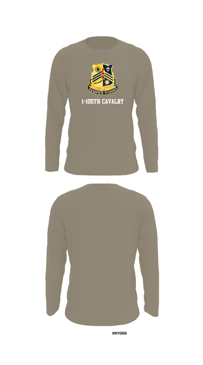 1-105th cavalry 36351622 Long Sleeve Performance Shirt 72