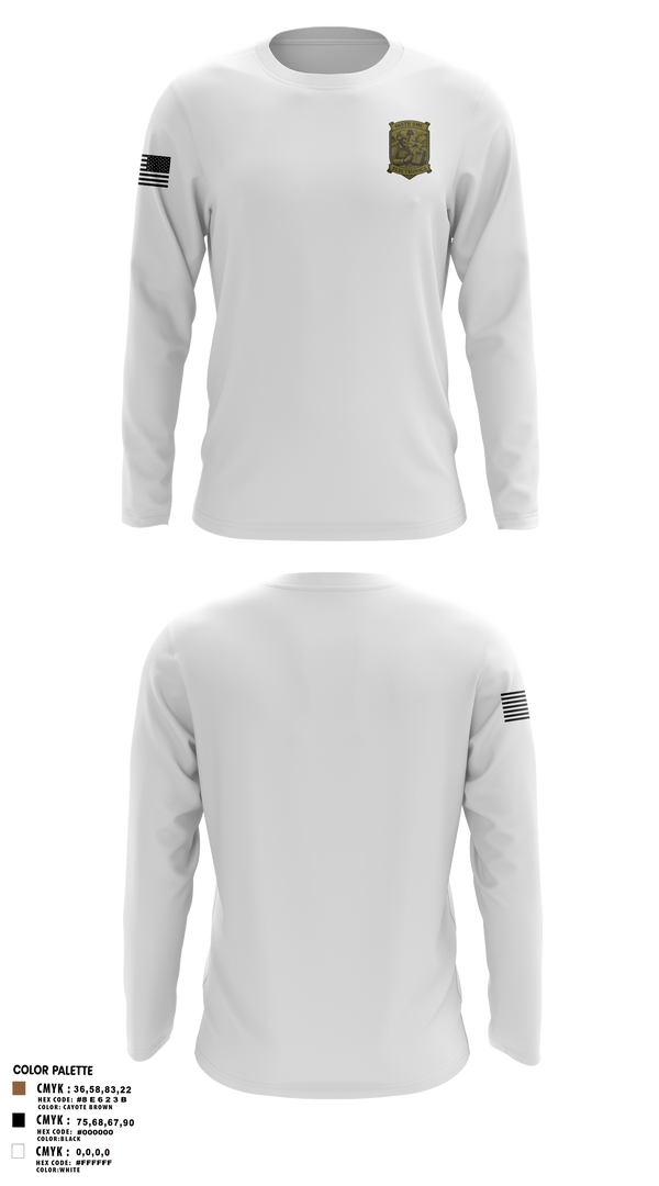 Long Sleeve Performance Shirt, 665th SMC, Army, Teamtime, Team time, sublimation, custom sports apparel, team uniforms, spirit wear, spiritwear, sports uniforms, custom shirts, team store, custom team store, fundraiser sports, apparel fundraiser