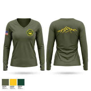 Womens Long Sleeve Vneck Shirt, Gunnison County Special Response Team, Police, Teamtime, Team time, sublimation, custom sports apparel, team uniforms, spirit wear, spiritwear, sports uniforms, custom shirts, team store, custom team store, fundraiser sports, apparel fundraiser