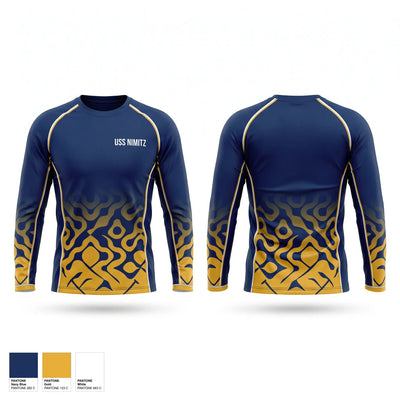 USS NIMITZ Long Sleeve Performance Shirt 2
