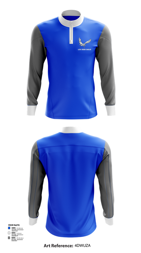 Quarter Zip Jacket, Lick Creek School Basketball, Men's Basketball, Teamtime, Team time, sublimation, custom sports apparel, team uniforms, spirit wear, spiritwear, sports uniforms, custom shirts, team store, custom team store, fundraiser sports, apparel fundraiser