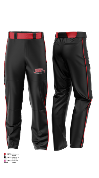 Baseball Pants, OKLAHOMA LOOKOUTS, Baseball, Teamtime, Team time, sublimation, custom sports apparel, team uniforms, spirit wear, spiritwear, sports uniforms, custom shirts, team store, custom team store, fundraiser sports, apparel fundraiser