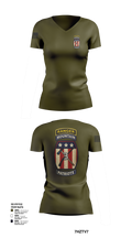 2-47 infantry 3rd BRG 10th MTN 15406658 Women's Short Sleeve V-neck Shirt - 101