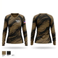Missile tech Women's Long Sleeve V-neck Shirt - 1