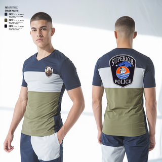 Short Sleeve Performance Shirt, Superior Police Department, , Teamtime, Team time, sublimation, custom sports apparel, team uniforms, spirit wear, spiritwear, sports uniforms, custom shirts, team store, custom team store, fundraiser sports, apparel fundraiser