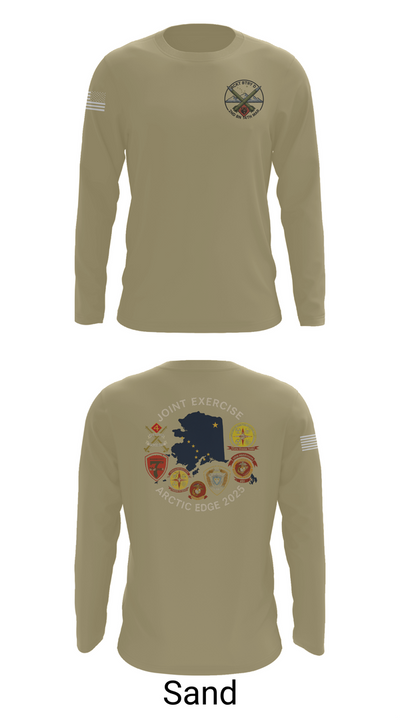 RCKT BTRY D 2nd BN 14th MAR 78897575 Long Sleeve Performance Shirt 86