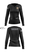 WISE COUNTY SHERIFF'S OFFICE - TEXAS Women's Long Sleeve V-neck Shirt - 21