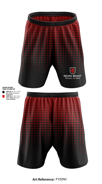 Neuro Beast 90064879 Athletic Shorts With Pockets - 1