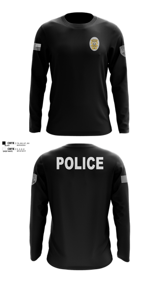 Long Sleeve Performance Shirt, Angier Police Department, Police, Teamtime, Team time, sublimation, custom sports apparel, team uniforms, spirit wear, spiritwear, sports uniforms, custom shirts, team store, custom team store, fundraiser sports, apparel fundraiser