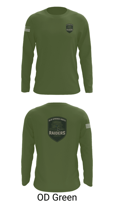 BSS JROTC 74818776 Long Sleeve Performance Shirt 46
