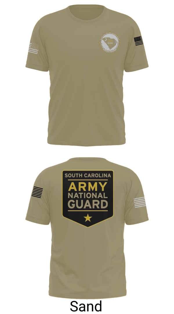 Old School Cotton Feel Shirt, Scarng, National Guard, Teamtime, Team time, sublimation, custom sports apparel, team uniforms, spirit wear, spiritwear, sports uniforms, custom shirts, team store, custom team store, fundraiser sports, apparel fundraiser