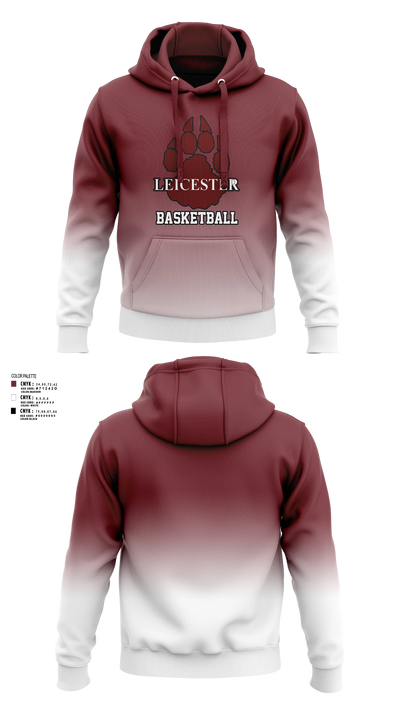Leicester High School Basketball 1950445 Hoodie - 5 (1)