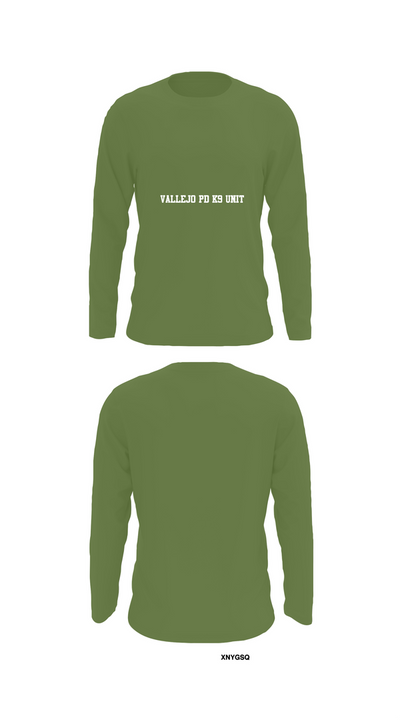 Vallejo PD K9 Unit 19509395 Long Sleeve Performance Shirt 50