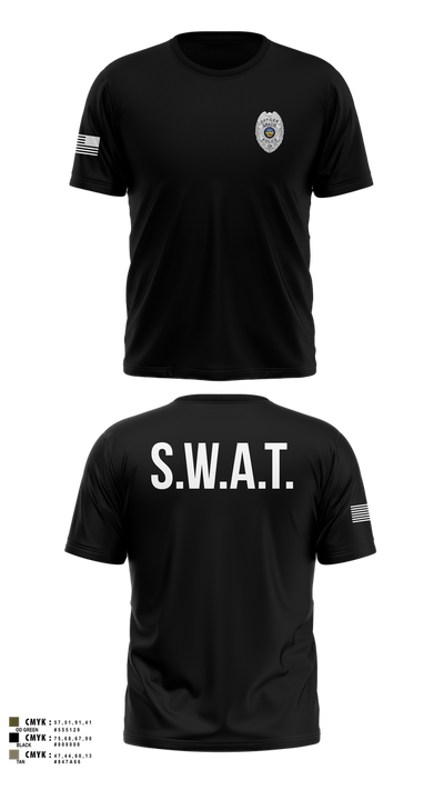 GRATIS SWAT TEAM 58848814 Old School Cotton Feel Shirt - 100