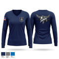 Lima Police Swat Women's Long Sleeve V-neck Shirt - 1