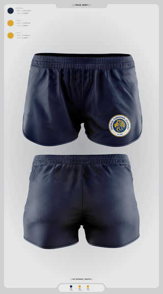 Track Shorts, Wichita Lions, Cross Country, Teamtime, Team time, sublimation, custom sports apparel, team uniforms, spirit wear, spiritwear, sports uniforms, custom shirts, team store, custom team store, fundraiser sports, apparel fundraiser