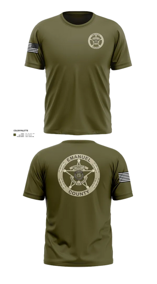 Short Sleeve Performance Shirt, Emanuel County SRT, Police, Teamtime, Team time, sublimation, custom sports apparel, team uniforms, spirit wear, spiritwear, sports uniforms, custom shirts, team store, custom team store, fundraiser sports, apparel fundraiser