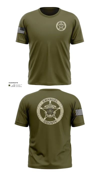 Emanuel County SRT 59654596 Short Sleeve Performance Shirt - 21