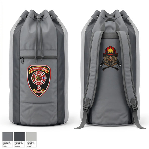 Gear Bag, Stewart County Fire Rescue, Fire Department, Teamtime, Team time, sublimation, custom sports apparel, team uniforms, spirit wear, spiritwear, sports uniforms, custom shirts, team store, custom team store, fundraiser sports, apparel fundraiser
