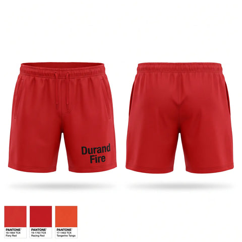 Athletic Shorts With Pockets, Durand Fire, Fire Department, Teamtime, Team time, sublimation, custom sports apparel, team uniforms, spirit wear, spiritwear, sports uniforms, custom shirts, team store, custom team store, fundraiser sports, apparel fundraiser