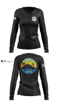 D.B. Coopers 15959571 Women's Long Sleeve V-neck Shirt - 51