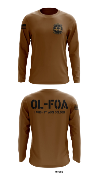 Long Sleeve Performance Shirt, 460 SFS OL-FOA, Air Force, Teamtime, Team time, sublimation, custom sports apparel, team uniforms, spirit wear, spiritwear, sports uniforms, custom shirts, team store, custom team store, fundraiser sports, apparel fundraiser