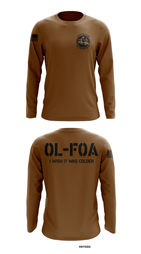 Long Sleeve Performance Shirt, 460 SFS OL-FOA, Air Force, Teamtime, Team time, sublimation, custom sports apparel, team uniforms, spirit wear, spiritwear, sports uniforms, custom shirts, team store, custom team store, fundraiser sports, apparel fundraiser
