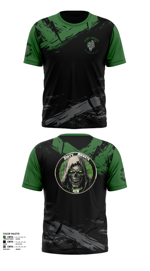 Short Sleeve Performance Shirt, Dirty Rockets MCDirty Rockets MC, Men's Basketball, Teamtime, Team time, sublimation, custom sports apparel, team uniforms, spirit wear, spiritwear, sports uniforms, custom shirts, team store, custom team store, fundraiser sports, apparel fundraiser